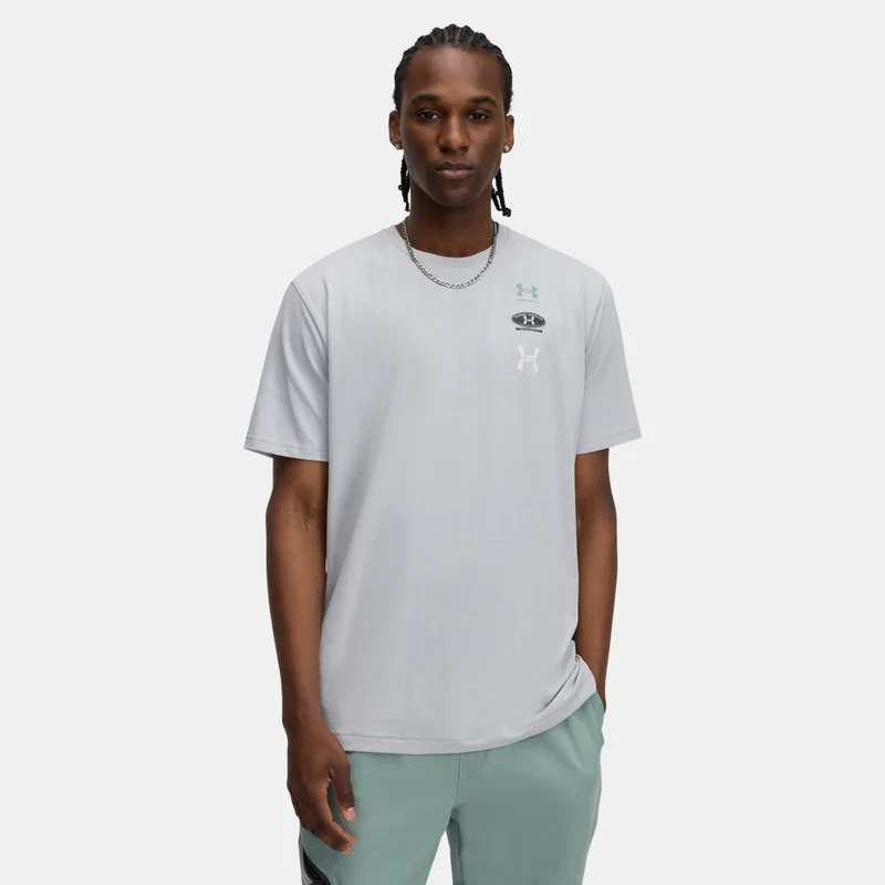 اندر ارمر تيشيرت شعار إيفول للرجال